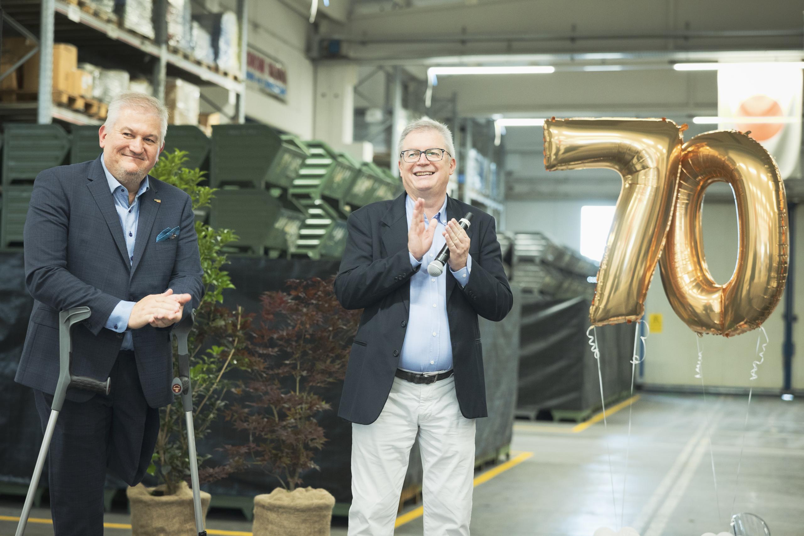 70th anniversary celebration