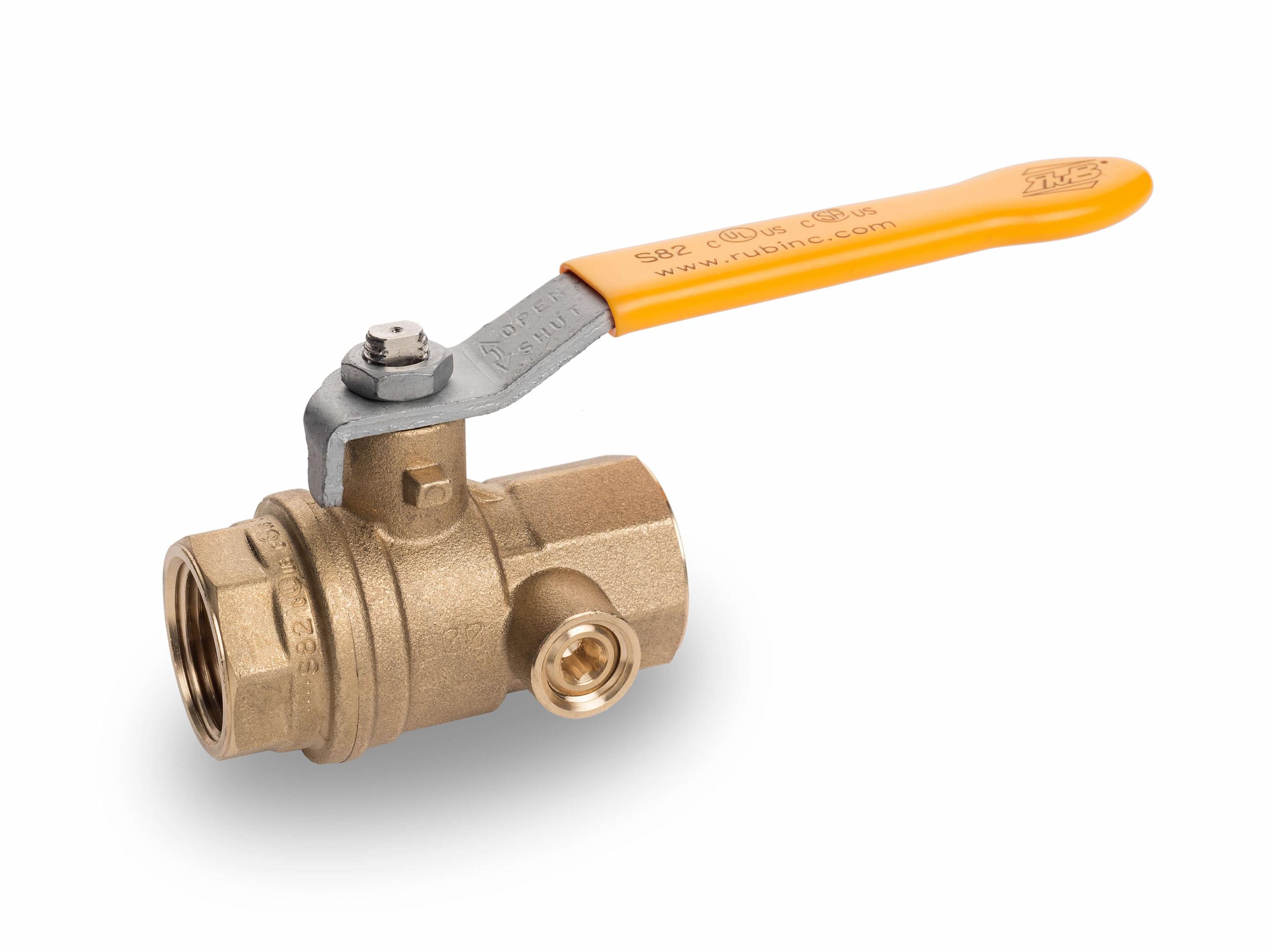 ball valves s82 npt with side drain