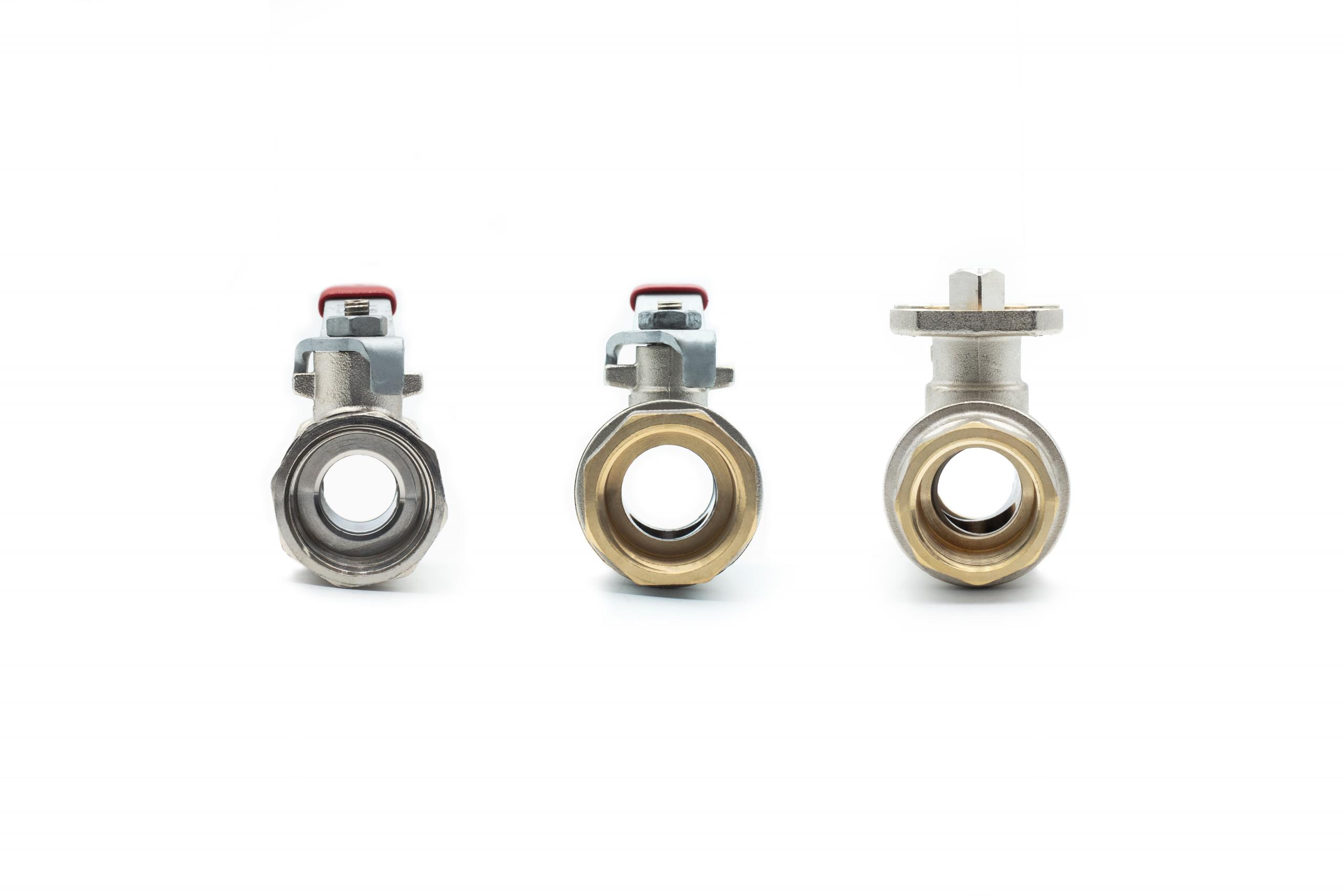 three rub valves representing reduced port, nominal port, and full port three rub valves representing reduced port, nominal port, and full port