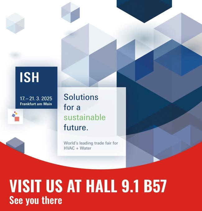 RuB at ISH 2025, visit us at Hall 9.1 B57
