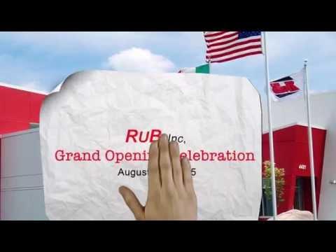 Preview image for the video "RuB Inc. - Grand Opening Celebration - August 6th, 2015". Preview image for the video "RuB Inc. - Grand Opening Celebration - August 6th, 2015".