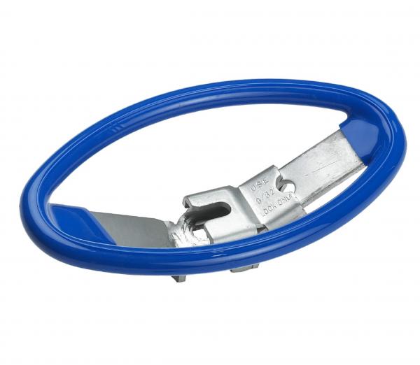 Oval lockable handle